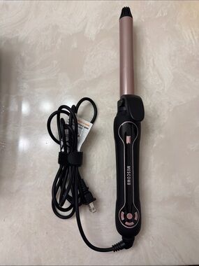 Mescomb Curling Wand in Rose Gold and Black